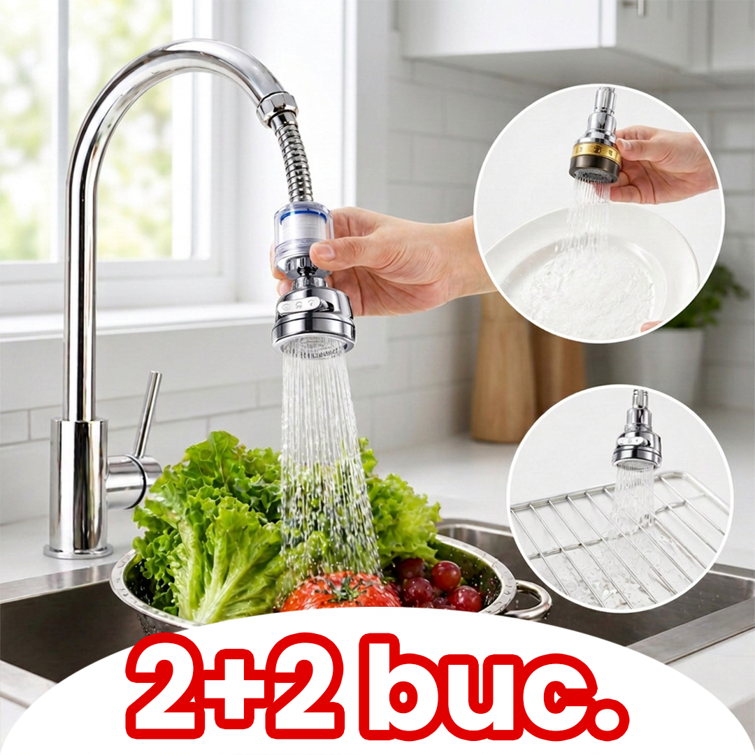 1+1 | Pachet Extensie Flexibilă cu Filtru – Control Total al Apei în Două Zone Diferite