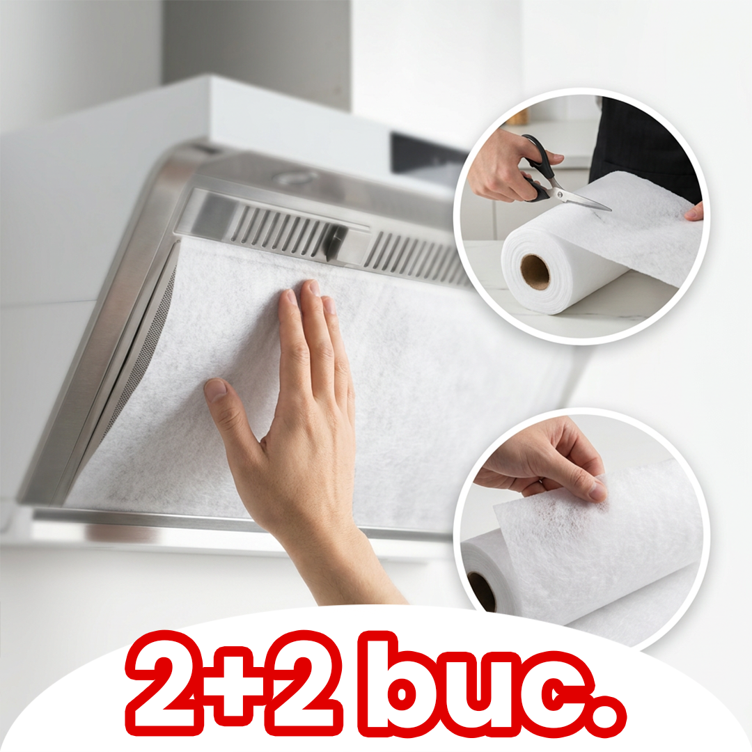 Pachet 1+1 Filtru Hotă Bucătărie 5m – Protecție de Lungă Durată împotriva Grăsimii și Mirosurilor