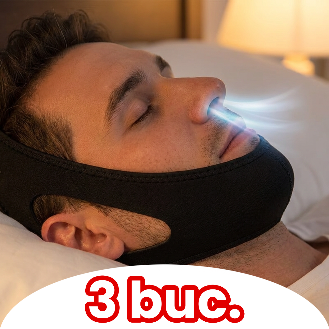 Curea pentru bărbie antisforăit