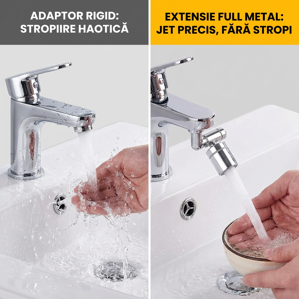 Extensie 360° din Metal pentru Robinet