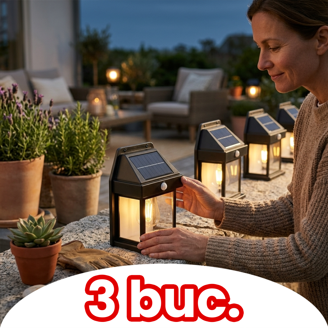 Lampa Solara cu bec