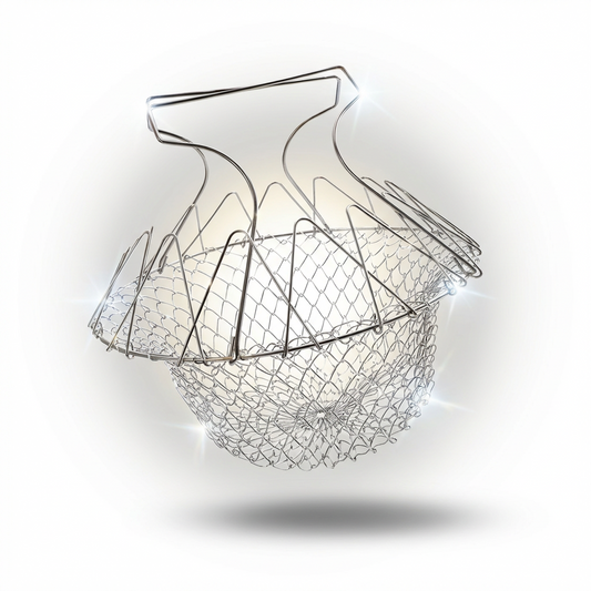 1+1 Cos de gatit universal pliabil din inox