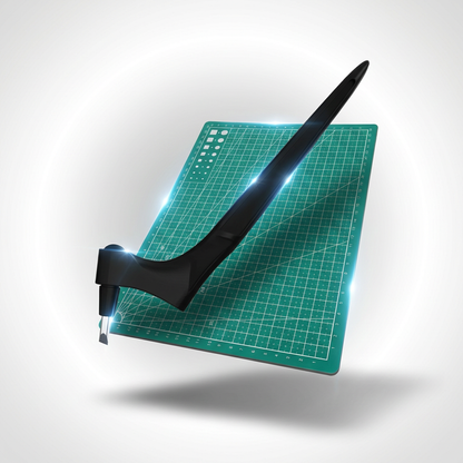 Pachet 1+1 Cutter Precizie cu Lamă Rotativă 360° + Planșă Tăiere A4 – Control Total pentru Proiecte Craft