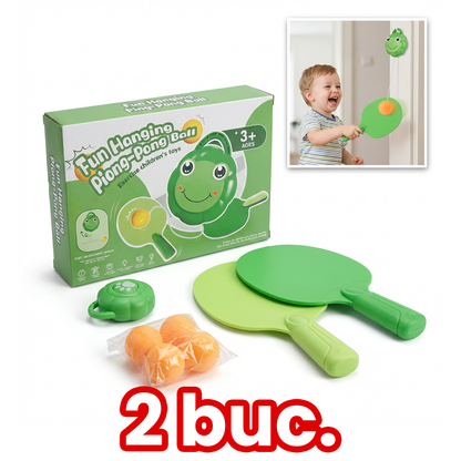 1+1 Palete Tenis Copii | Set Palete Tenis | Activitate Indoor pentru Familie, Copii și Relaxare Activă