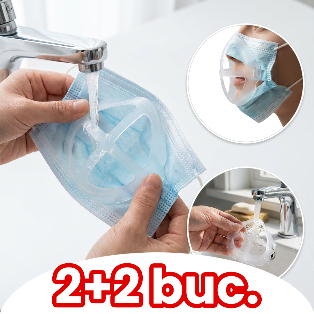 1+1 Set 10 buc. Suport Interior pentru Mască din Silicon – Respiră Mai Ușor, Fără Disconfort