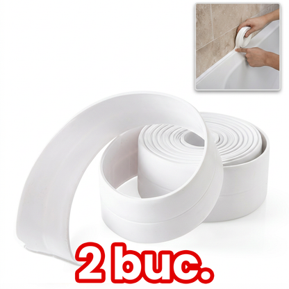 Bandă Silicon Autoadezivă pentru Baie si Bucatarie