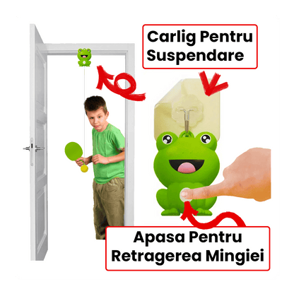 1+1 Palete Tenis Copii | Set Palete Tenis | Activitate Indoor pentru Familie, Copii și Relaxare Activă