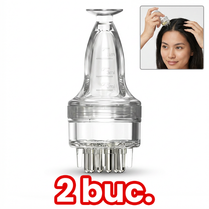 Aplicator Ulei pentru Scalp cu Bilă – Distribuire Uniformă și Masaj Relaxant