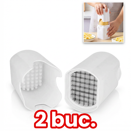 Cutter pentru Cartofi Prăjiți – Taie Perfect și Rapid în Secunde