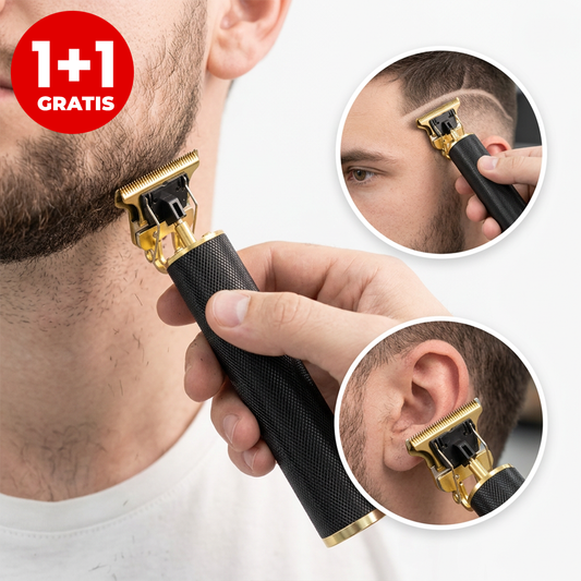 1+1 Mașină de Tuns și Ras Vintage – Precizie Profesională și Design Barbershop Premium