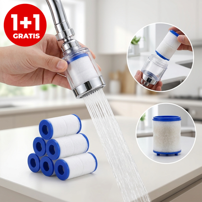 1+1 Set Rezerve Filtru Bumbac pentru Extensie Robinet – Menține Apa Curată Zi de Zi