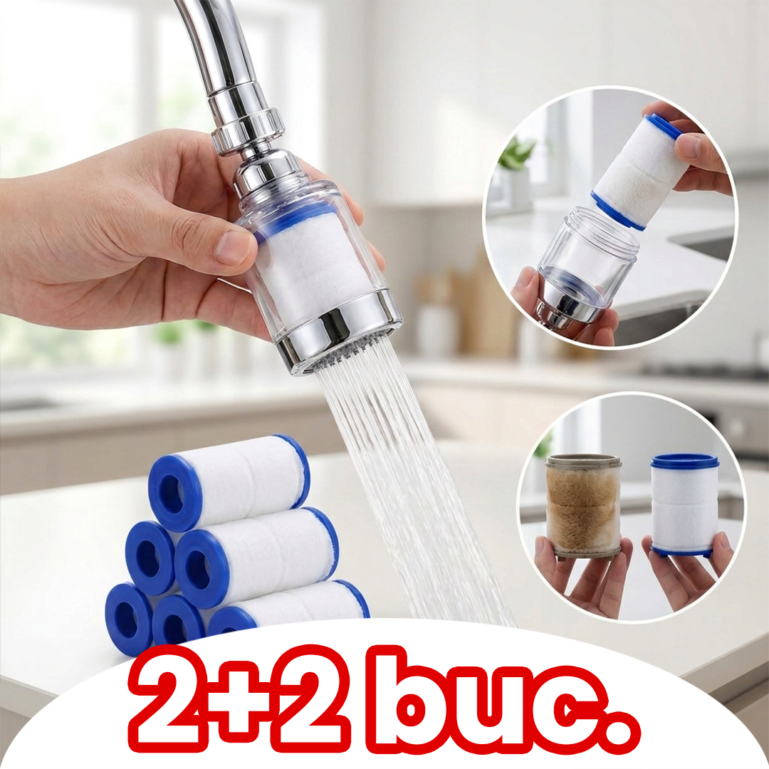 1+1 Set Rezerve Filtru Bumbac pentru Extensie Robinet – Menține Apa Curată Zi de Zi