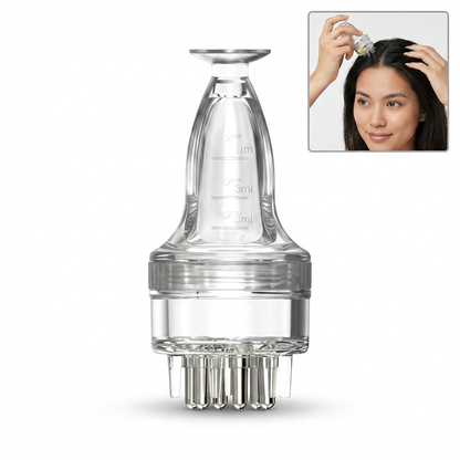 Aplicator Ulei pentru Scalp cu Bilă – Distribuire Uniformă și Masaj Relaxant