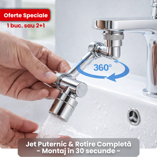 Extensie 360° din Metal pentru Robinet