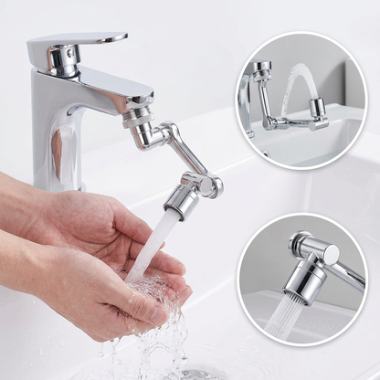 Pachet 1+1 Extensie Robinet 360° din Metal – Control Total al Apei în Bucătărie și Baie