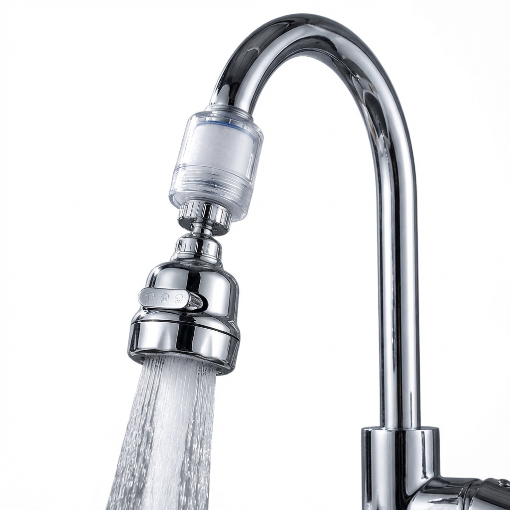 Extensie robinet cu filtru si economisitor de apa – jet eficient, consum redus