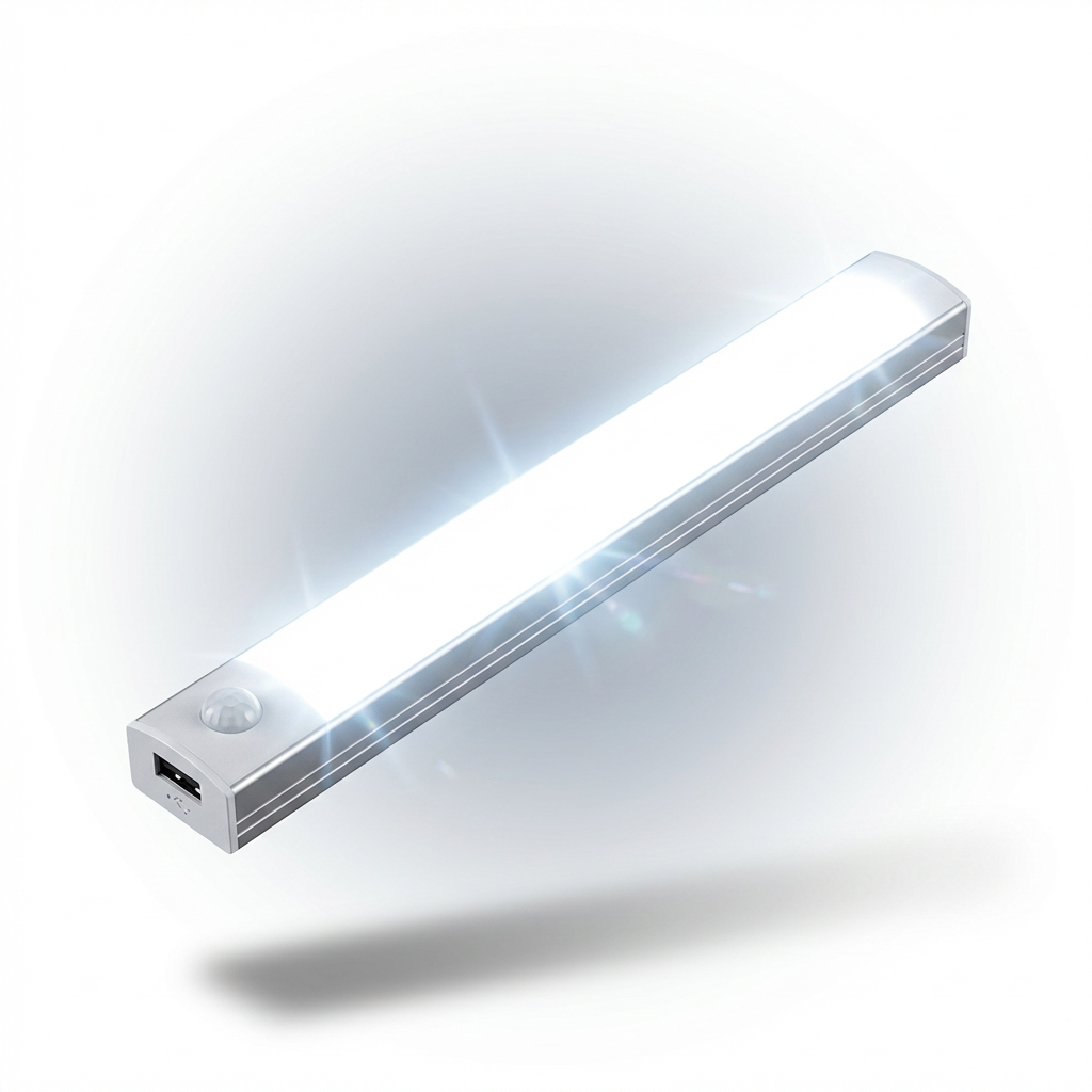 Lampă LED cu Senzor de Mișcare și Magnet – Iluminare Automată Oriunde Ai Nevoie