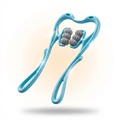 Masajor Cervical Manual cu Role – Relaxare Rapidă pentru Gât și Umeri