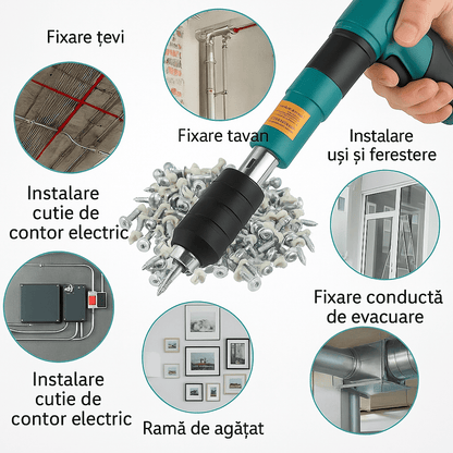 10 Pungi Cuie (500 buc) | Set 10 pungi cuie pentru pistol fixare – stoc complet pentru proiecte mari