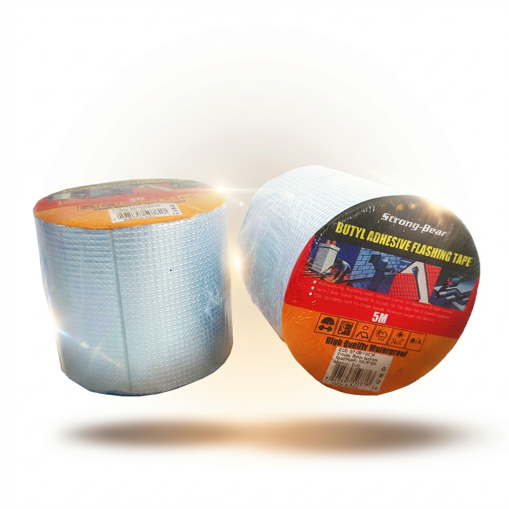 Oferta 1+1 | 10 cm LATIME | Banda Adeziva Rezistenta la apa Butilica | STRONG BEAR