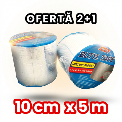 Oferta 2+1 | 10cm LATIME | Banda Adeziva Rezistenta la apa Butilica | JODY