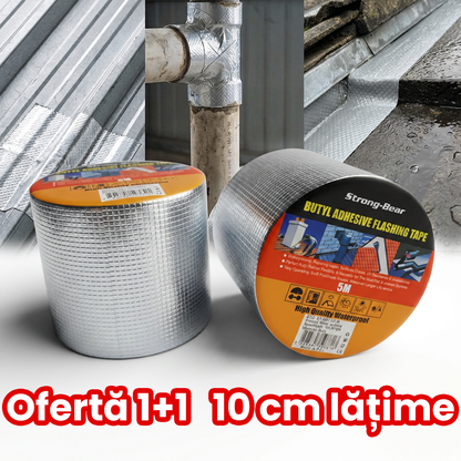 Oferta 2+1 | 10cm LATIME | Banda Adeziva Rezistenta la apa Butilica | STRONG BEAR