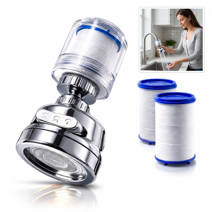 1+1 | Pachet Extensie Flexibilă cu Filtru – Control Total al Apei în Două Zone Diferite