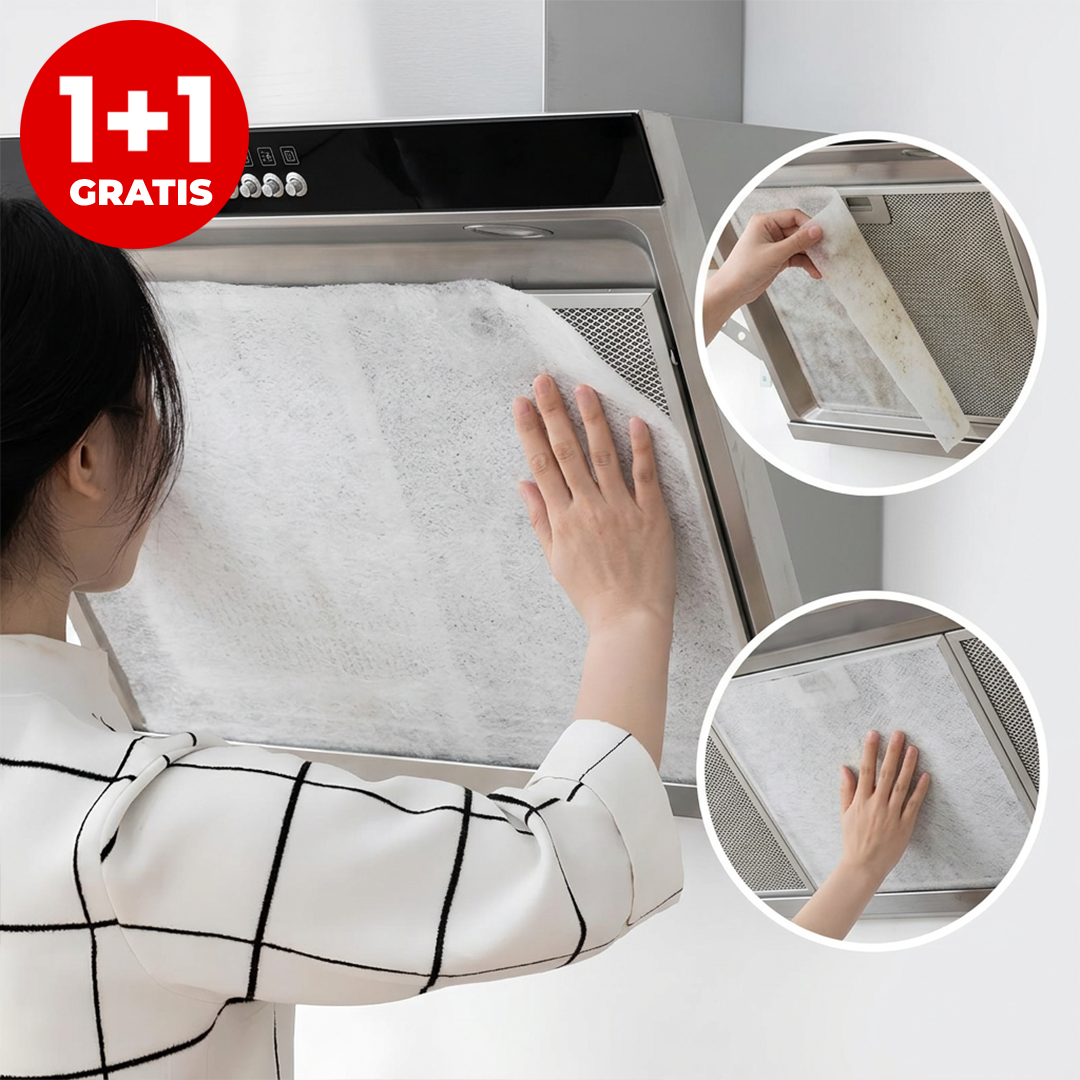 Pachet 1+1 Filtru Hotă Bucătărie 5m – Protecție de Lungă Durată împotriva Grăsimii și Mirosurilor