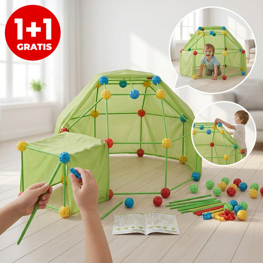 Pachet 1+1 Kit Cort Copii – Construcții Mai Mari, Joacă Fără Limite și Creativitate Dublă