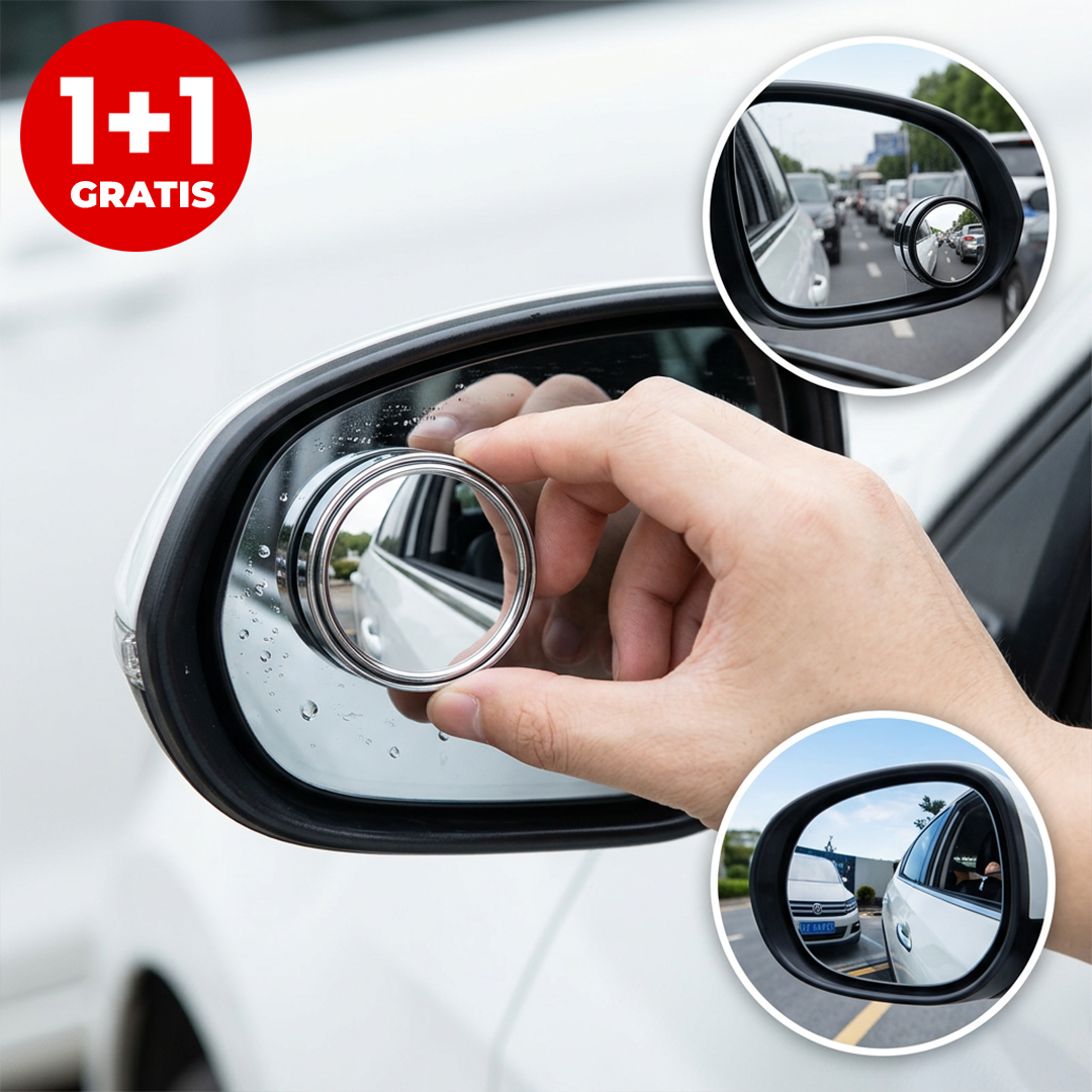 Pachet 1+1 Oglinzi Parcare cu Spatele – Vizibilitate Completă și Eliminarea Unghiurilor Moarte