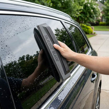 Racletă din Silicon pentru Geamuri Auto – Ștergere Perfectă Fără Urme