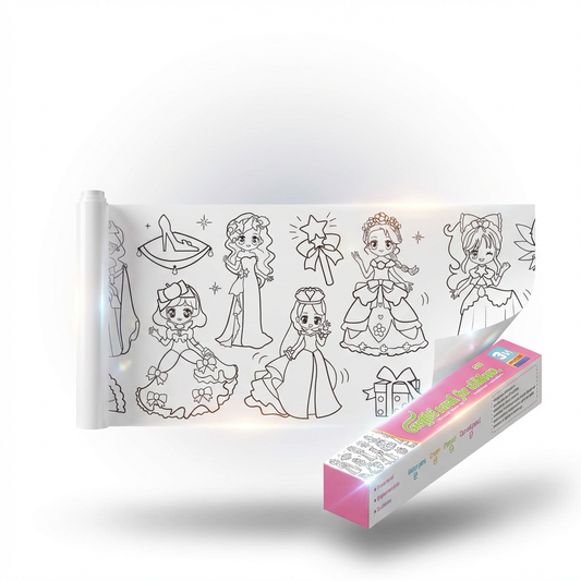 Rola cu Desene de Colorat - Printese