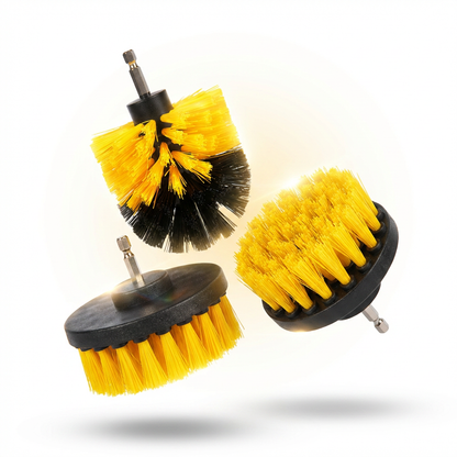 Set 3 Perii de Curățare pentru Bormașină – Curățenie Rapidă Fără Efort