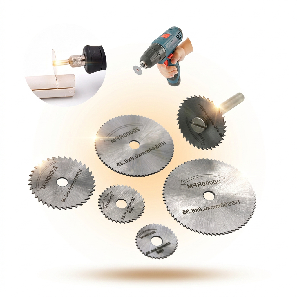 Set Mini Discuri de Tăiat pentru Bormașină  Mini Freză – Tăieri Fine, Rapide și Precise