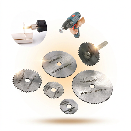 Set Mini Discuri de Tăiat pentru Bormașină  Mini Freză – Tăieri Fine, Rapide și Precise