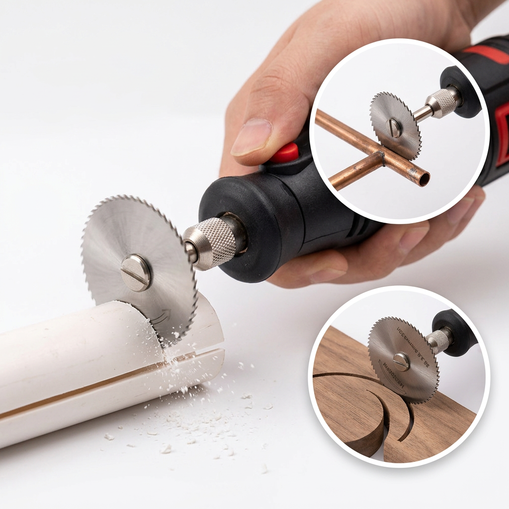 Set Mini Discuri de Tăiat pentru Bormașină  Mini Freză – Tăieri Fine, Rapide și Precise