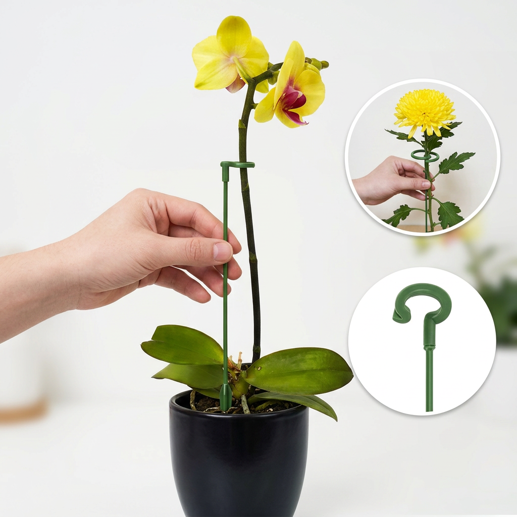1+1 Set Suporturi de Îndreptare pentru Plante – 20 Bucăți pentru Susținere și Creștere Sănătoasă