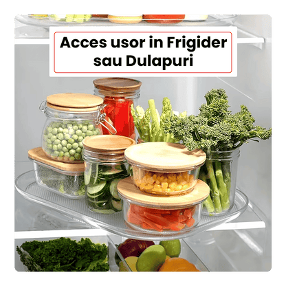 Organizator Rotativ pentru Frigider sau Dulap