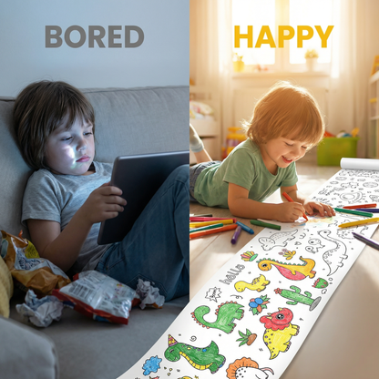 Rola cu Desene de Colorat - Printese