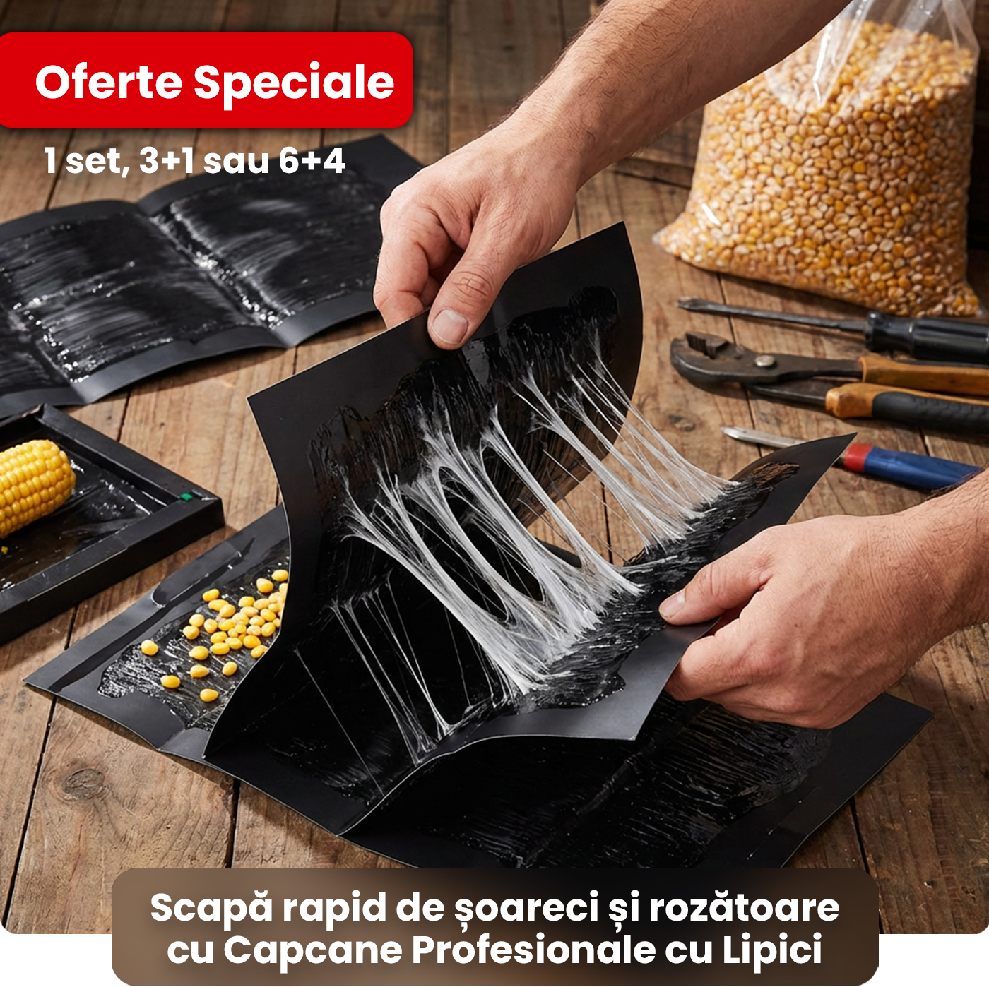 Set 2 buc. Capcane cu Lipici pentru Soareci si Sobolani