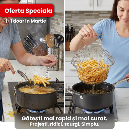 1+1 Coș de Gătit Multifuncțional