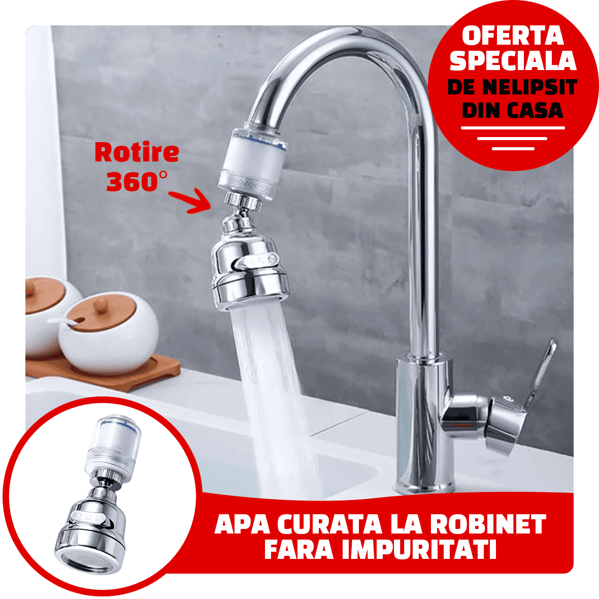 Extensie Flexibila cu Filtru
