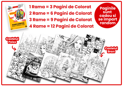 Rama Amintiri Desene Copii | Organizator desene copii | Rama Amintiri A4