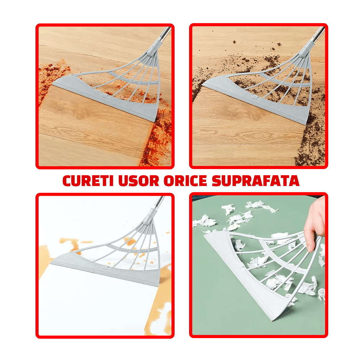 1+1 Matura Silicon | Racletă Geamuri – Curăță Rapid și Fără Efort în Fiecare Zi