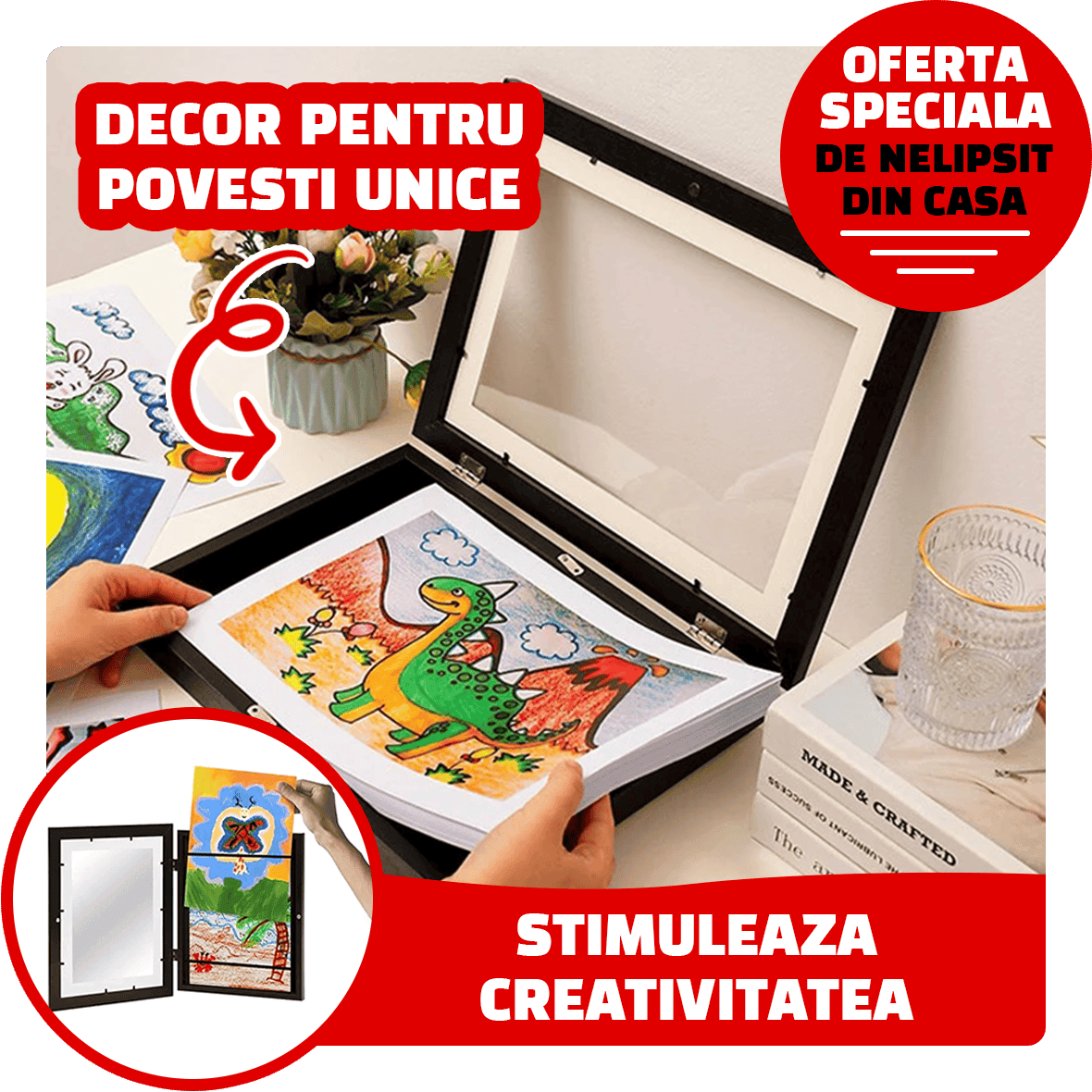 Rama Amintiri Desene Copii | Organizator desene copii | Rama Amintiri A4