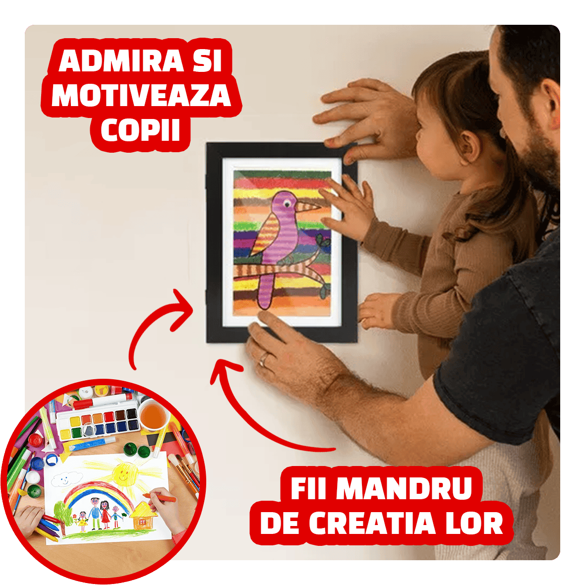 Rama Amintiri Desene Copii | Organizator desene copii | Rama Amintiri A4