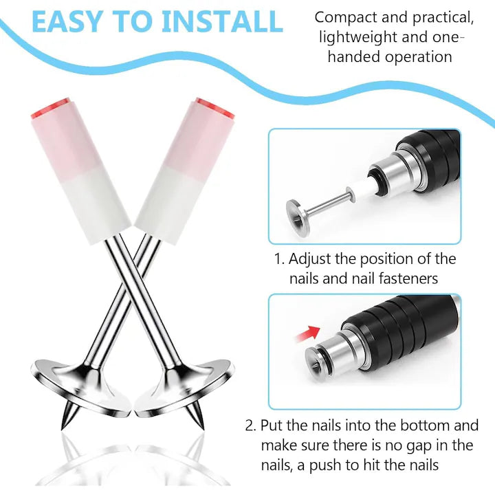 3 Pungi Cuie (150 buc) | Set 3 pungi cuie pentru pistol fixare – ideale pentru renovări complete