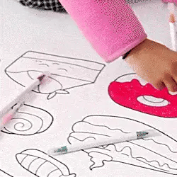 Rola cu Desene de Colorat - Animale